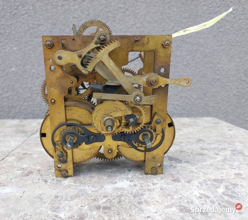 611 Mechanizm starego zegara ściennego Junghans Tczew