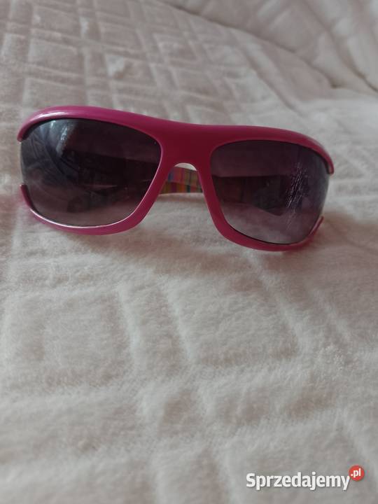 Różowe okulary przeciwsłoneczne z Madrytu Top Dla kobiet Kraków