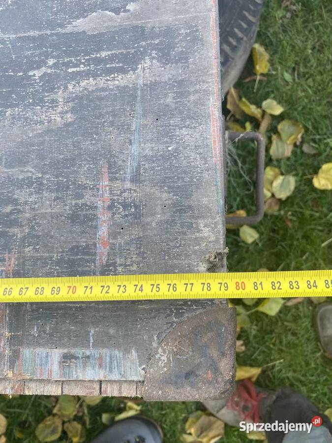 Niemiecka skrzynia na amunicję z czasów II wś Lubin sprzedam