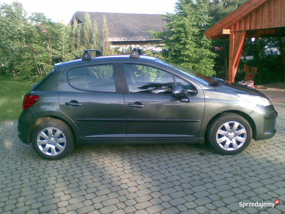 Peugeot 207 pierwszy w ASO welurowa tapicerka