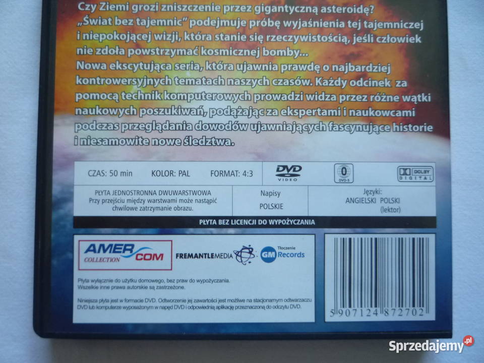 DVD Film Zabójcza Asteroida Szczecin