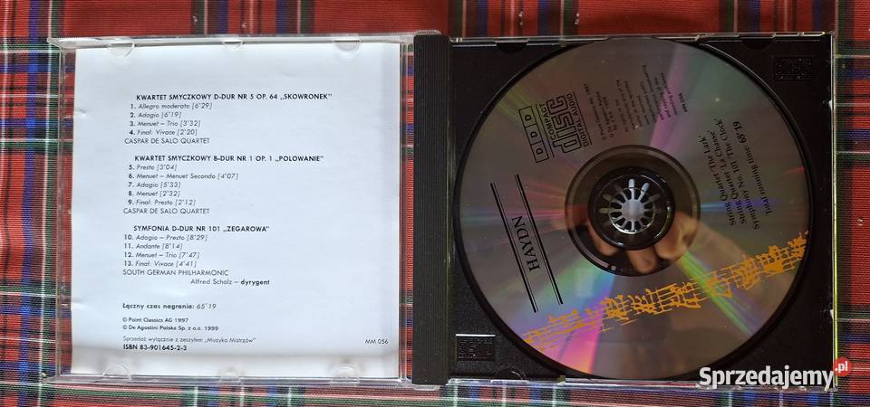 Muzyka mistrzów Hajdn Mistrz klasyki CD małopolskie Kraków sprzedam