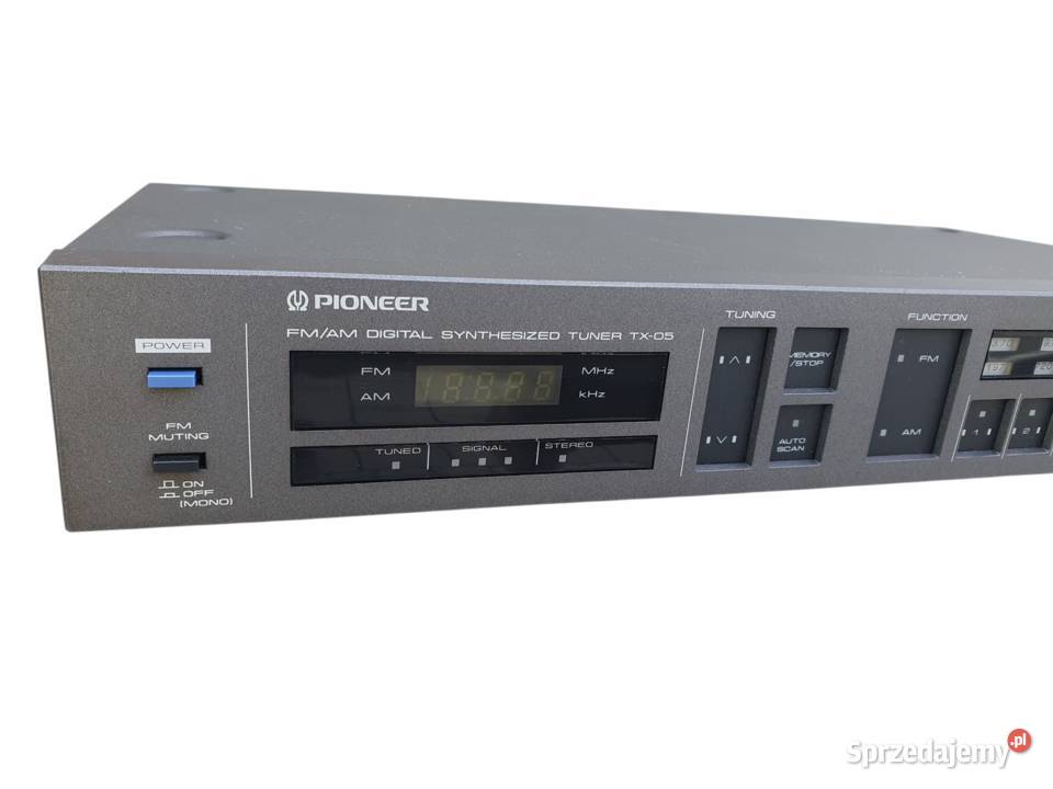 Stary tuner cyfrowy radio Pioneer TX05 Made in Pozostałe Cieszyn