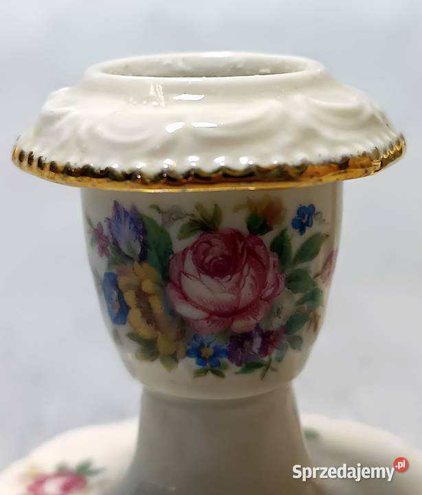 Rosenthal Sanssouci Świeczniki białe Para zachodniopomorskie Dobrzany