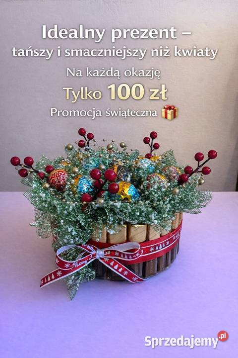 Ręcznie robiony bukiet ze słodyczy Idealny Wrocław