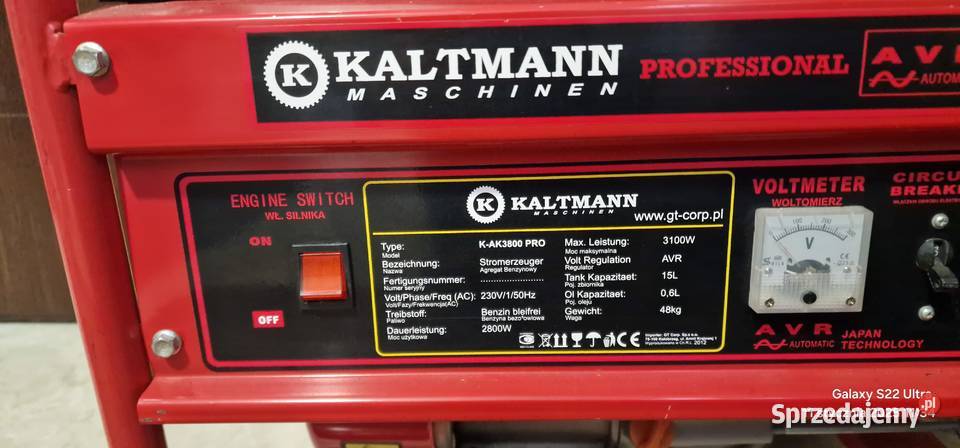 Sprzedam Agregat Prądotwórczy KALTMANN