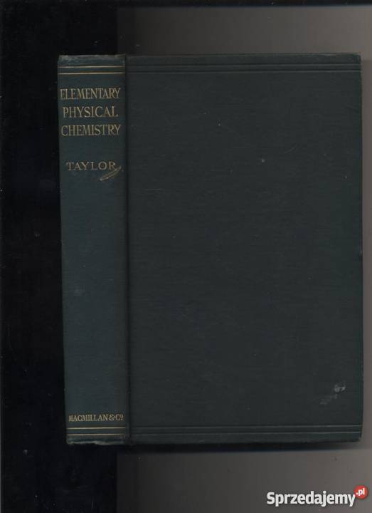 Elementary physical chemistry Szczecin sprzedam