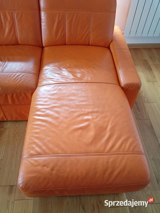 Pomarańczowy narożnik Helvetia Furniture Zebrzydowice sprzedam