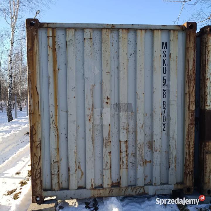 Kontener morski magazynowy używany 20DC Rzeszów