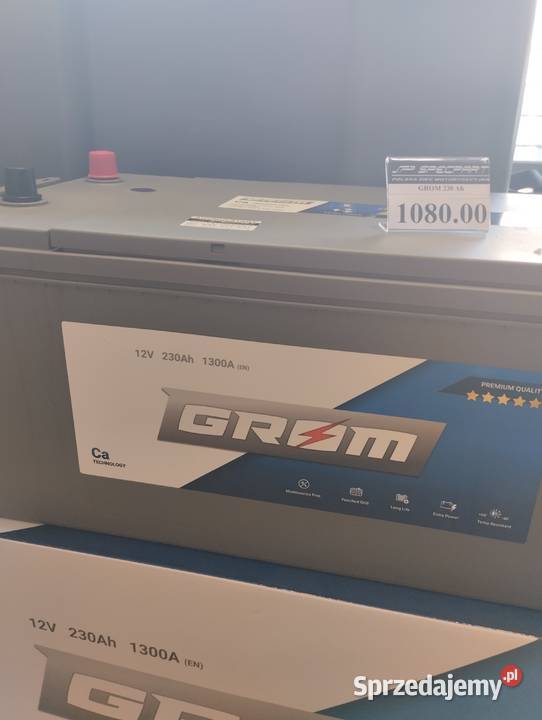 Akumulator GROM Premium 230Ah 1300A EN LEWY PLUS Szczecin