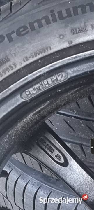 Sprzedam alufelgi 18 cal 5x108 opony letnie Trzebiatów sprzedam
