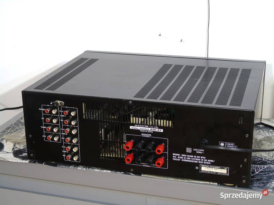 Świetny wzmacniacz Akai AM47 sprawny i mocny 2x Jasło