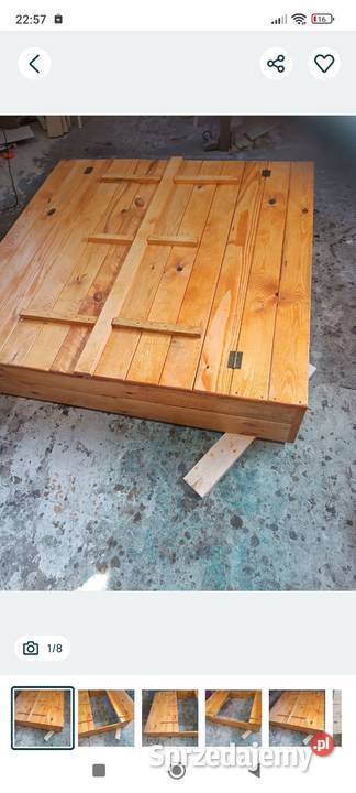 Piaskownica 150 x 150 Mokrelipie