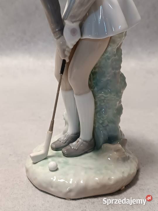 LLADRO 4851 Lady Golfer Dziewczyna grająca w Antyki