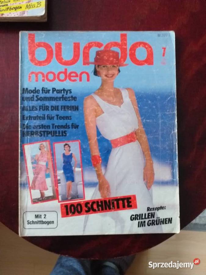Burda moden wersja niemiecka 1987 r 3 nry Tychy