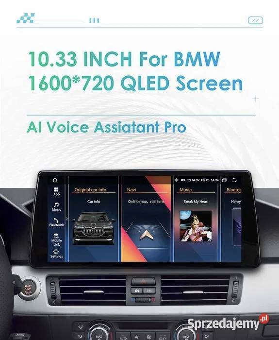 Radio Android 13 BMW serii 5 E60 E61 E62 1022