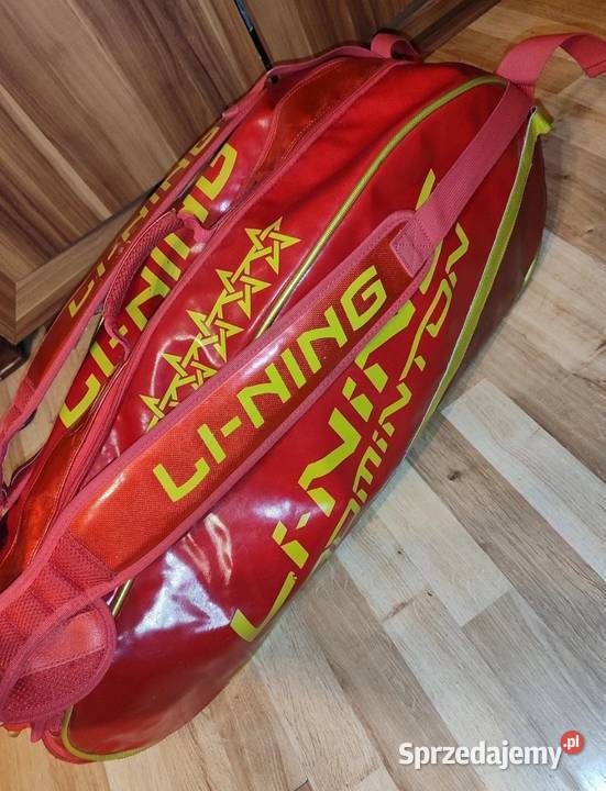Czerwona torba TenisBadmintona zestaw Aleksandrów Łódzki sprzedam