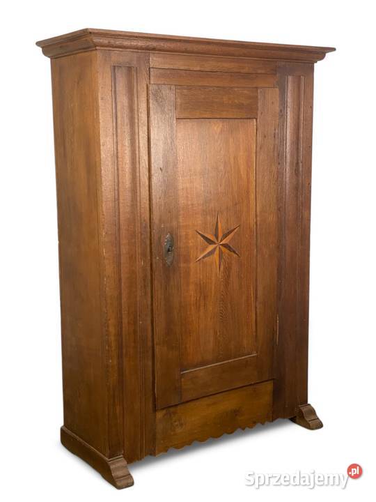 Stara dębowa szafa jednodrzwiowa lite drewno Gryfice sprzedam