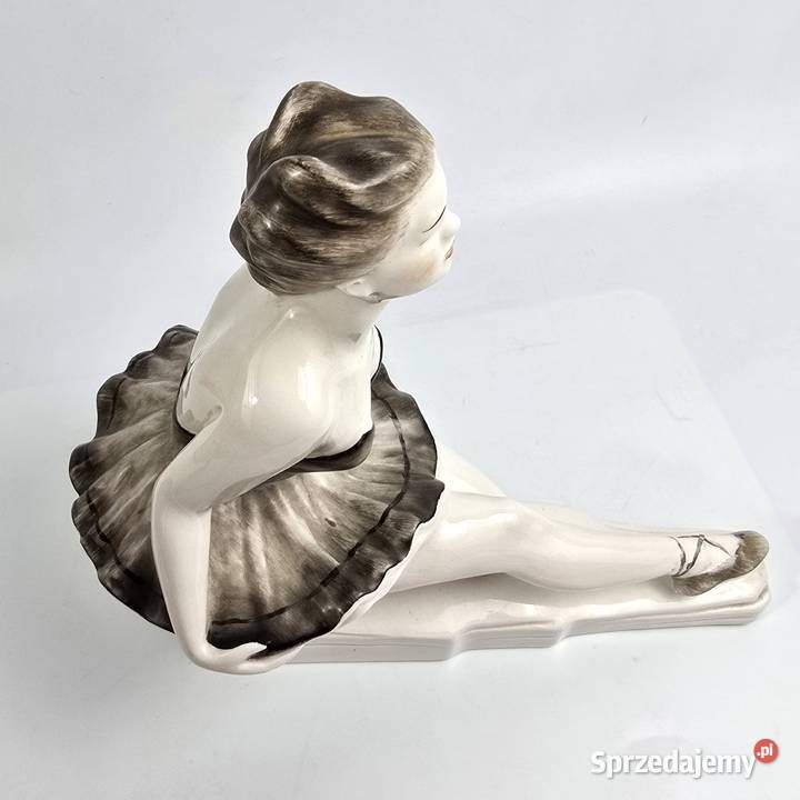 Balerina figurka w stylu Art Deco Olh Sndor Bronisze