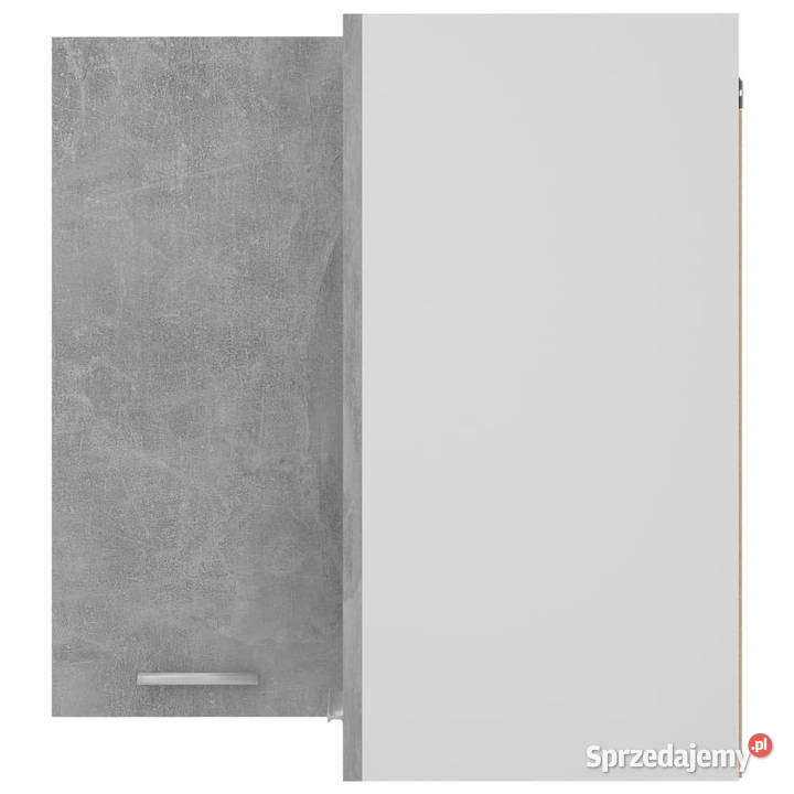 Wisząca szafka narożna szarość betonu 57x57x60 Warszawa