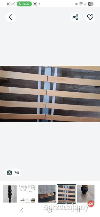 Łóżko z materacem ikea Kłoczew