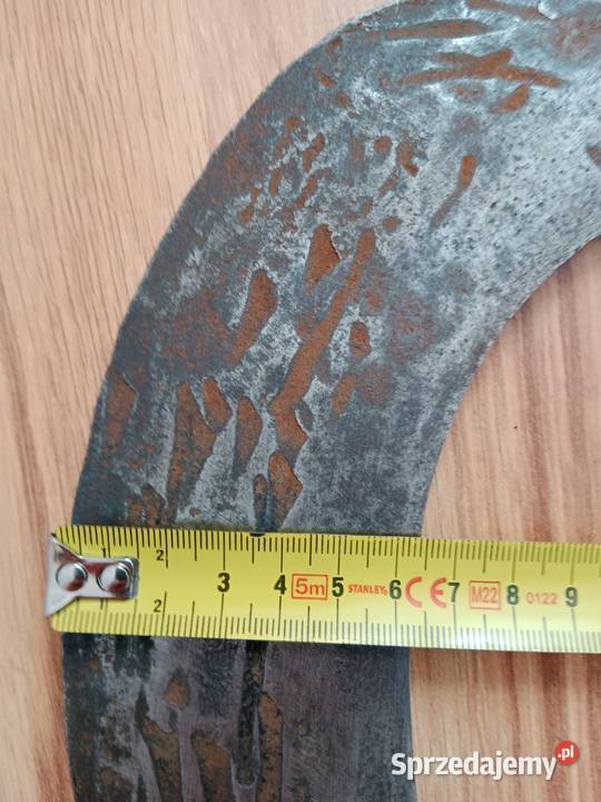 Stara maczeta kuta sygnowana antyk