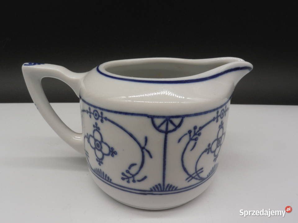 Mlecznik Jger Eisenberg Original Blau Saks Wzór Porcelana i szkło Raszków