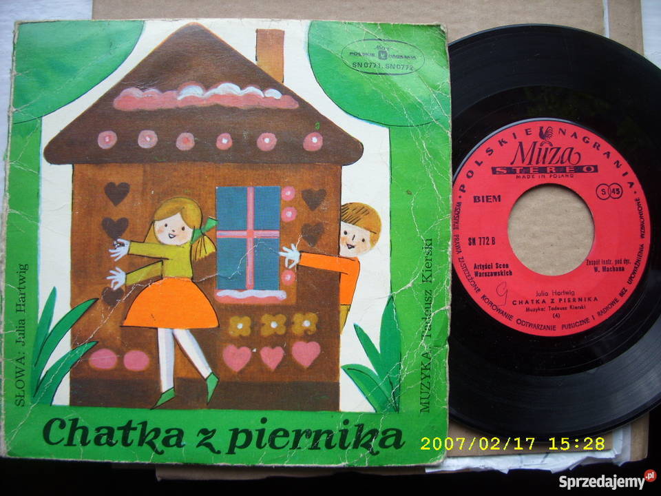 Bajka JHARTWIGCHATKA Z PIERNIKA 2 singLE Wołów