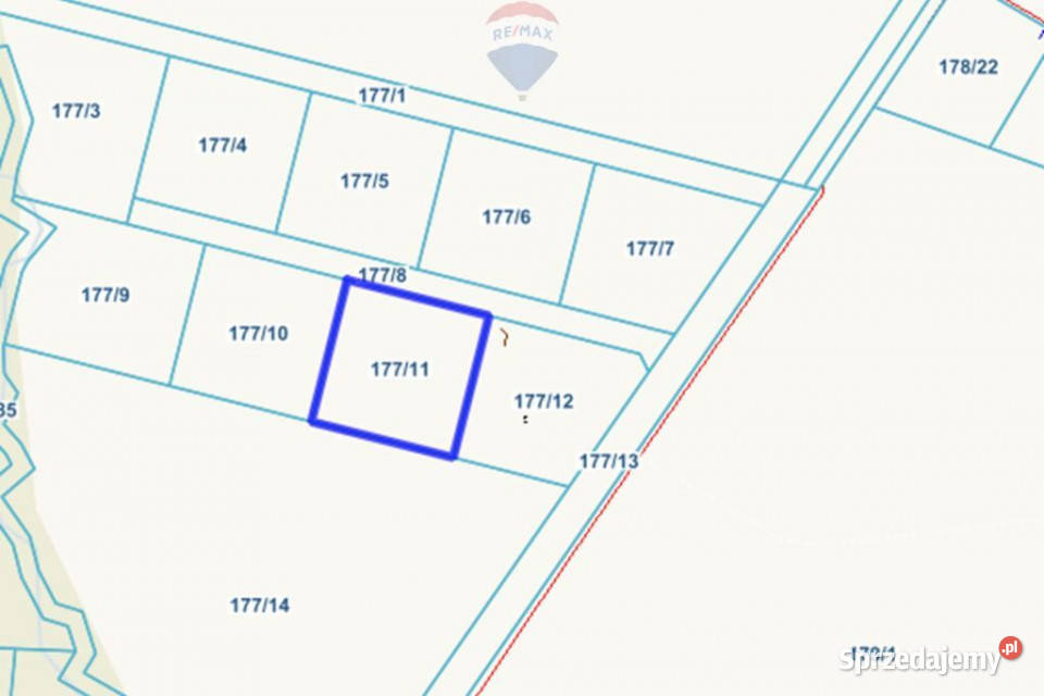 Działka z wydanymi warunkami zabudowy Strzegocin