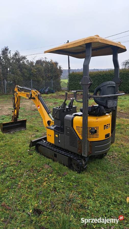 Minikoparka Nex N12 1200 silnik Yanmar 3TNV70 Cieszyn