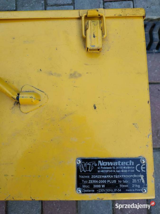 Zgrzewarka elektrooporowa ZERN2000 PLUS Nowatech