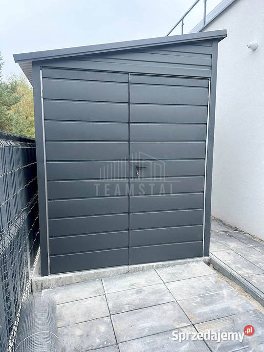 Domek Ogrodowy Schowek 2x5m Brama Dwuskrzydłowa Gliwice