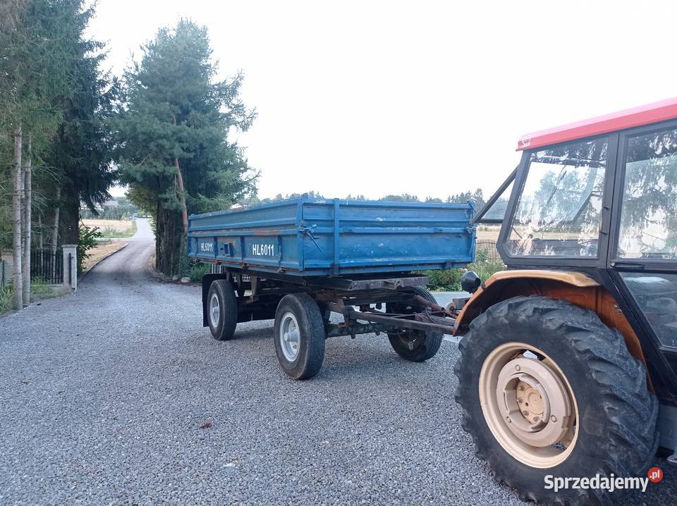 Przyczepa rolnicza hl 6011 95 produkcji okazja Krasnystaw