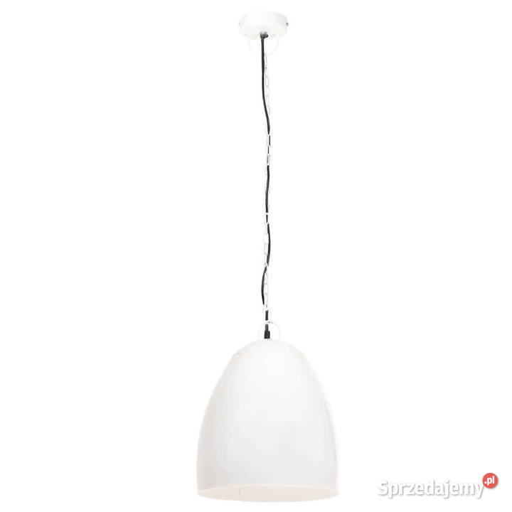 Industrialna lampa wisząca 25 W biała okrągła 42 Warszawa
