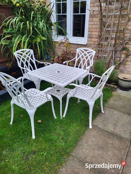 Unikatowy zestaw mebli ogrodowych ALUMINIUM 4 Ciepielów sprzedam