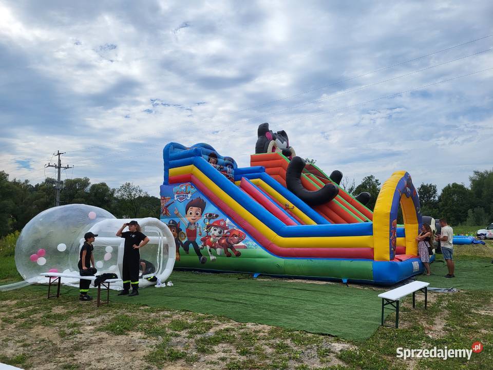 Dart dmuchany dmuchaniec zjezdzalnia dmuchana małopolskie Głogoczów