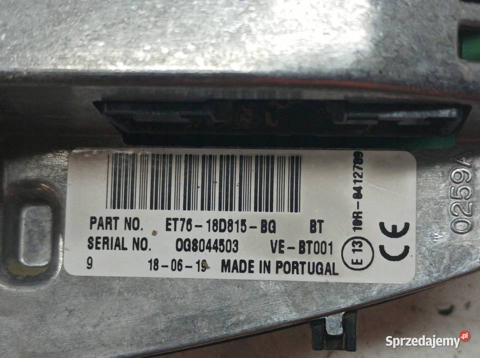 RADIO ET7618D815BG PANEL RADIA Ford Transit osobowe