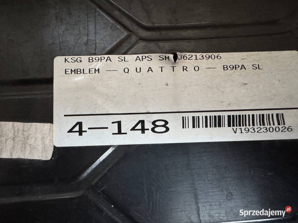 Grill atrapa na przód do Audi A4 b9 sline Rok produkcji 2019 Piaseczno