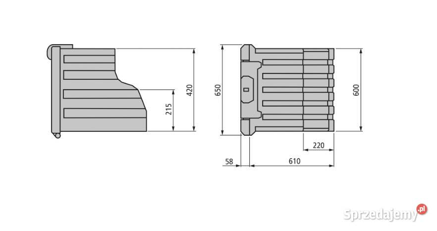 Skrzynka narzędziowa 605x475225x620220 Schmitz wielkopolskie Przysieka Polska