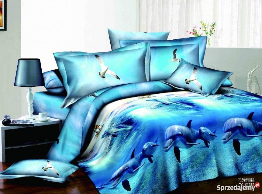Pościel 3D z prześcieradłem 4 części