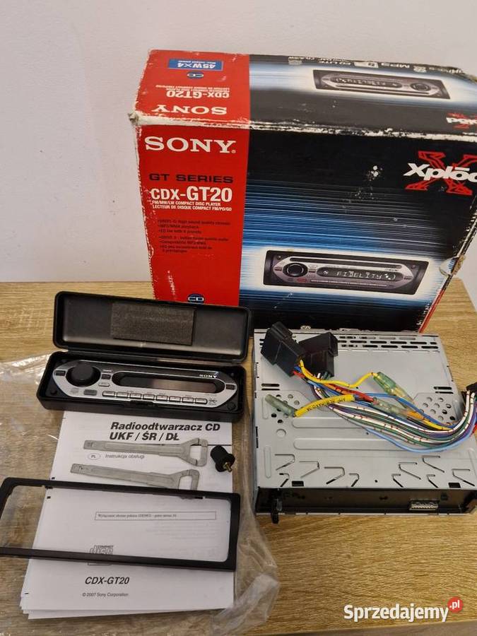 Radio Samochodowe Sony CDXGT20 nowe nigdy nie RDS Bydgoszcz sprzedam