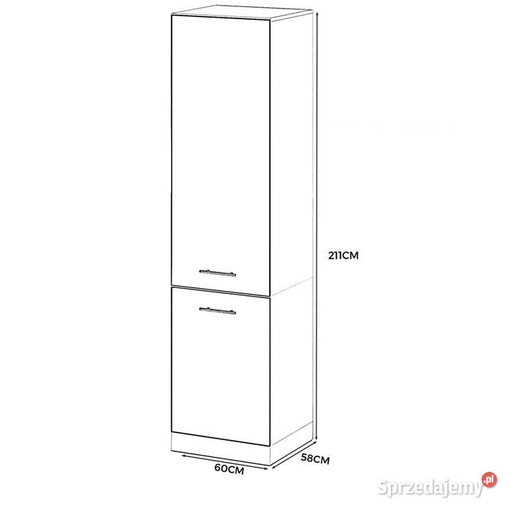 Słupek Kuchenny Stojący 60 Szafka Kuchenna S60 211cm Elbląg