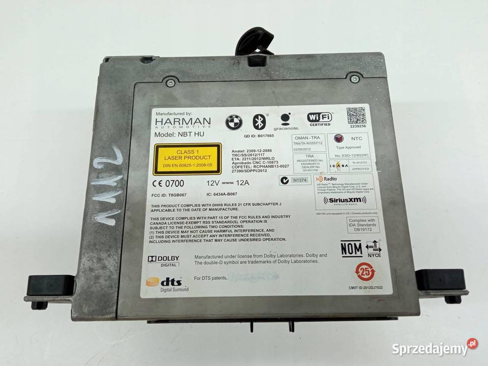 RADIO 9347818 Bmw Seria 6 III 20122018 F06 Gran Sprzęt audio fabryczny
