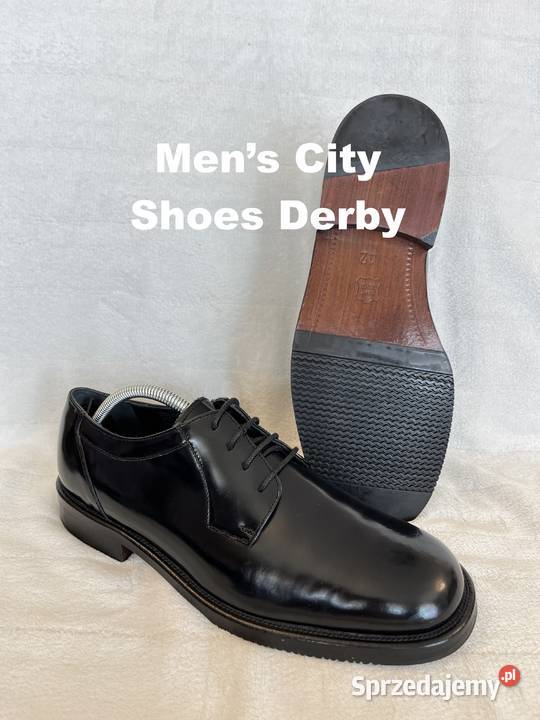 Mens City Shoes całe ze skóry lakierowanej derby Jastrzębie-Zdrój sprzedam