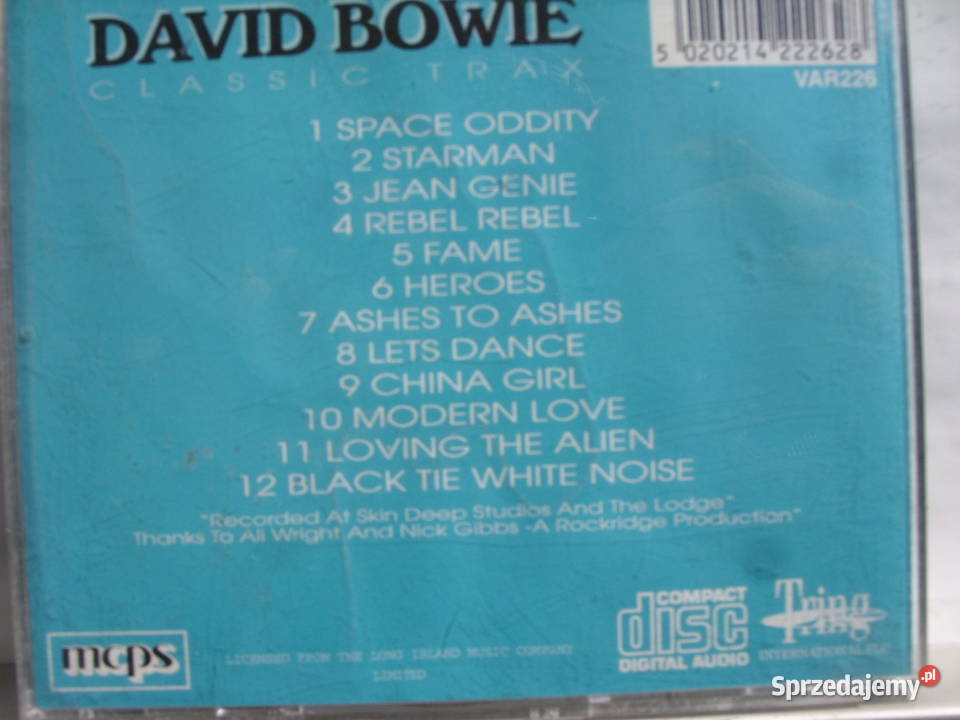 Rock CD DAVID BOVIE Classic trax dolnośląskie Wołów
