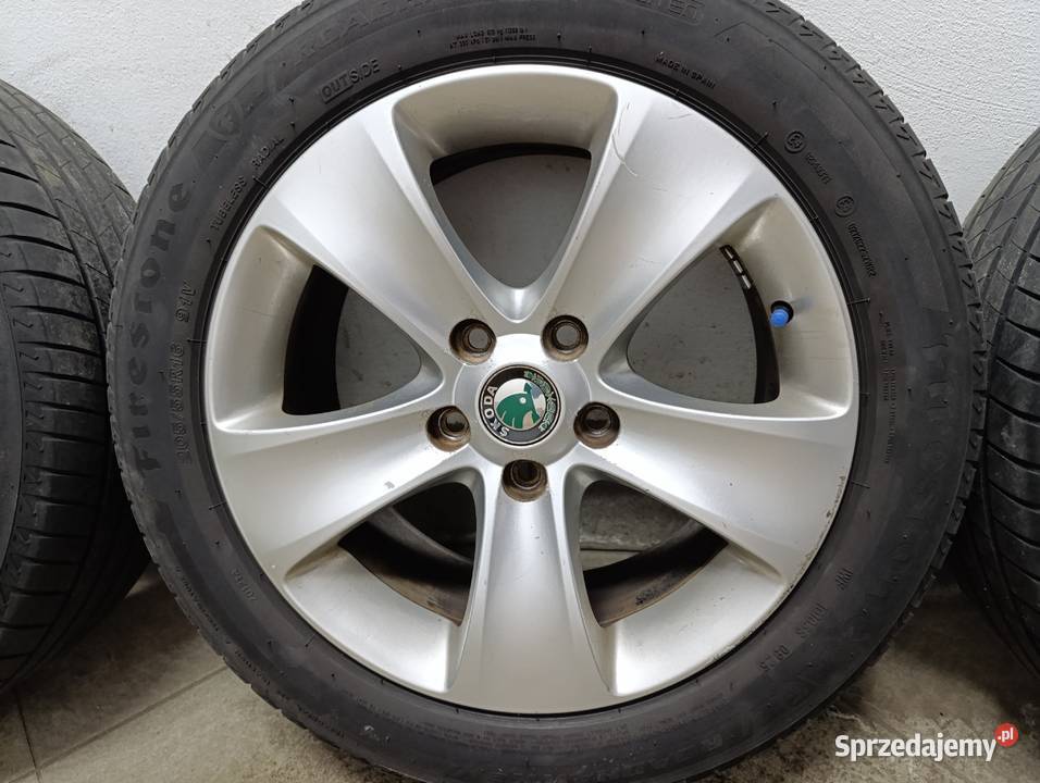 Felgi oryginalne z oponami do Skody superb 2 R16 Suwałki