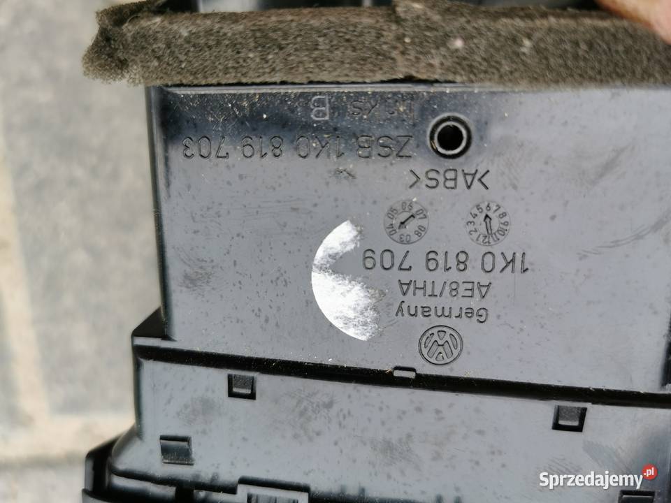 kratka nawiewu vw golf V 5 jetta prawa lewa 1k0 Wyposażenie wnętrza wielkopolskie Międzychód