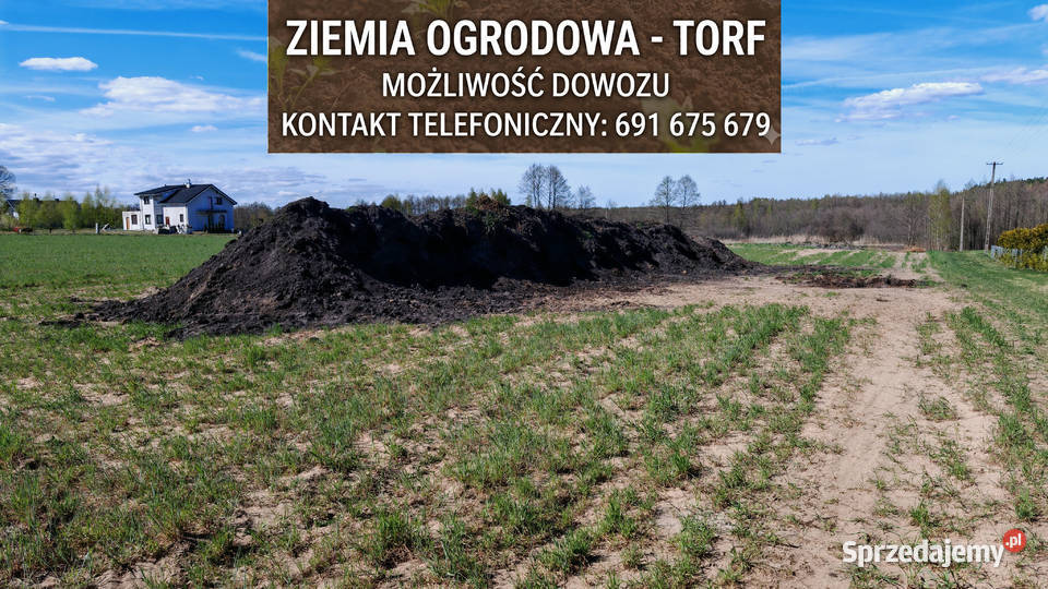 Ziemia ogrodowa podłoże ogrodowe transport kujawsko-pomorskie Dobrzyń nad Wisłą sprzedam