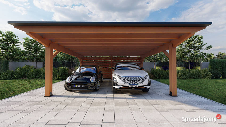 Wiata garażowa drewniana Sevilla 6M Warszawa
