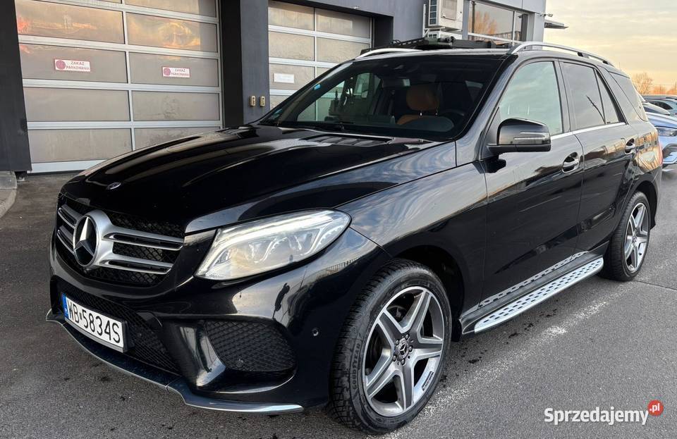 Mercedes GLE 350 AMG 4MaticSalon 1WłSerwisowany elektrochrom. lusterka boczne Warszawa